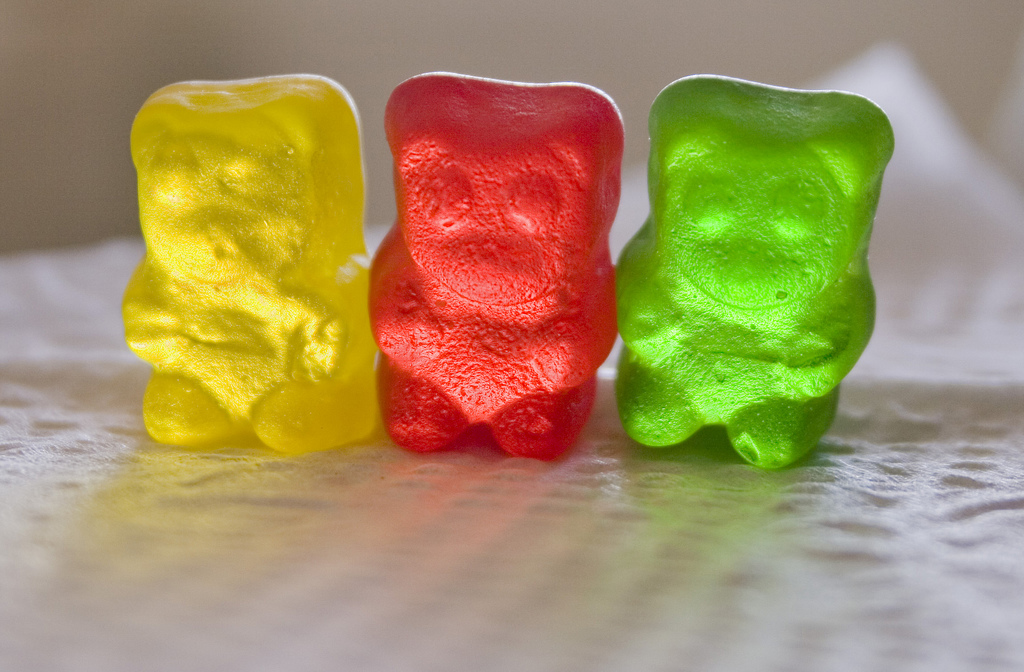 colorful gummies